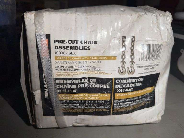 Pre-Cut Chain Assemblies (unused)