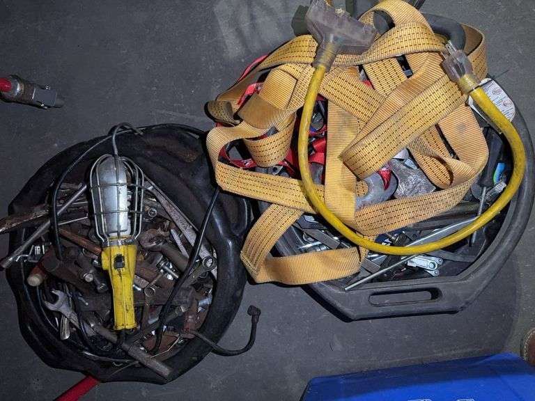Assorted Tools, Strap, Ext.Cable, Work Light