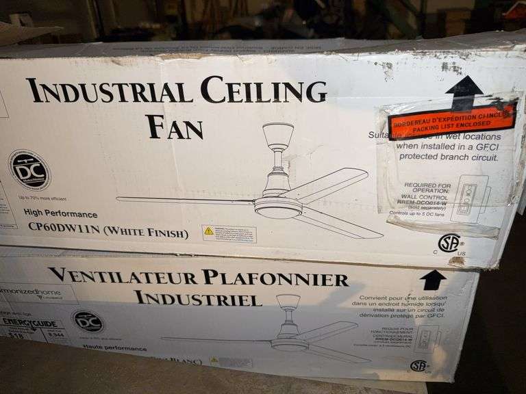 Industrial Ceiling Fans, Bostich Nailer & Misc.