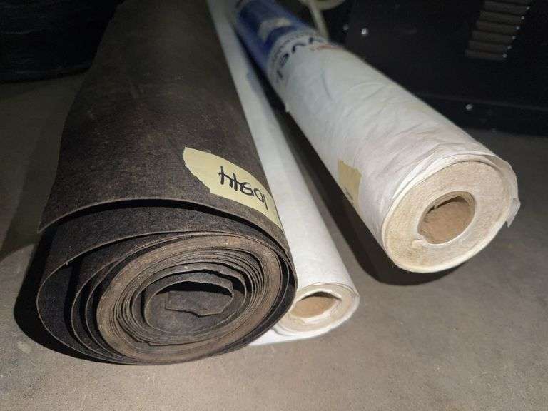 Roll of Tyveic & Roof Underlayment (Partials)