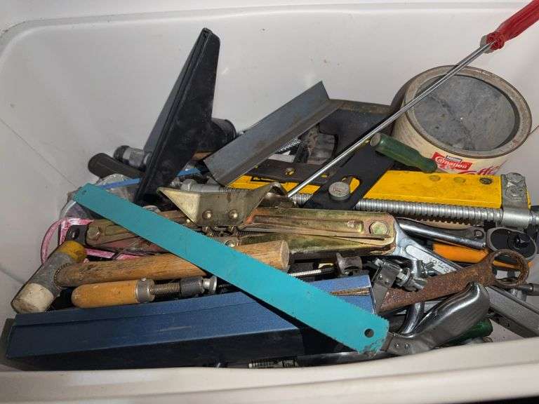 Bin of Assorted Tools