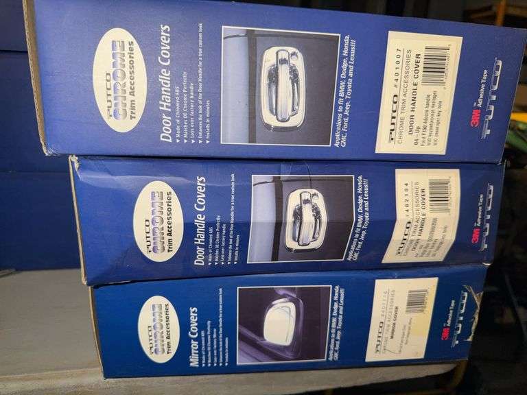 Vehicle Chrome Trim Accessories and Auto Safety Kit