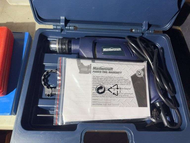 Mastercraft Hammer Drill Set (unused) & Bit Set