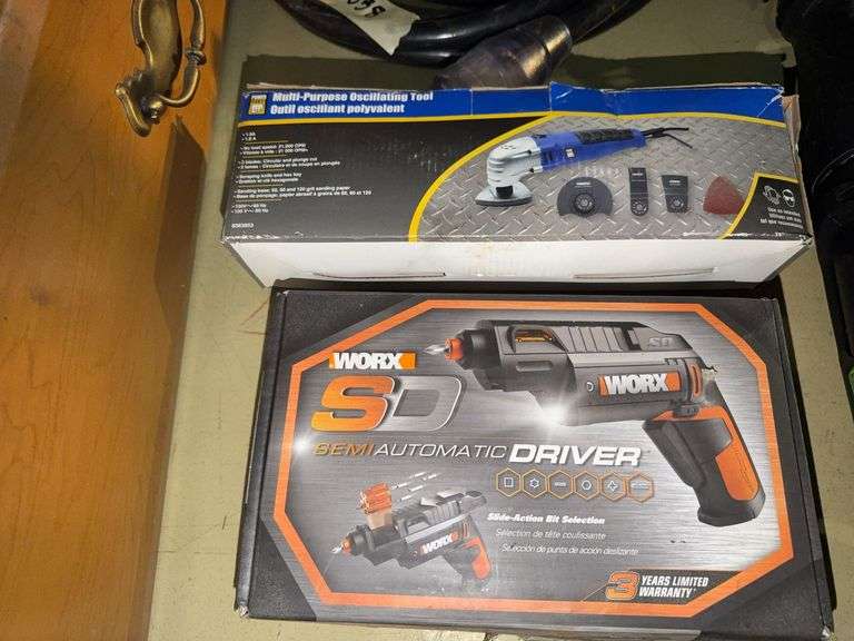 Works XD Semi Automatic  Driver and Multi-Purpose Oscillating Tool (Unused)