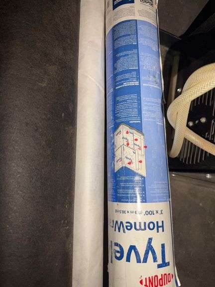 Roll of Tyveic & Roof Underlayment (Partials)