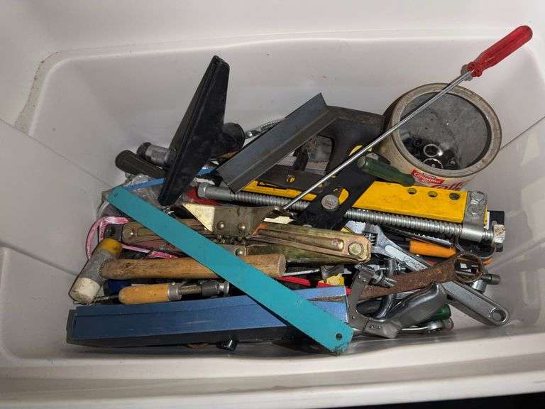 Bin of Assorted Tools