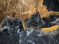 Denim Long Sleeve Polo Shirt,Rain Boots and Face Shield