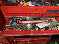A-T Red Rolling Tool Chest w/Tools