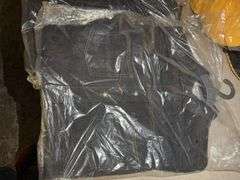 Denim Long Sleeve Polo Shirt,Rain Boots and Face Shield