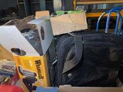 Car Seat Cover, Floating Lantern, 8L Pressure Sprayer and Laptop Bag