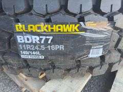 Black Hawk Tires 11R24.5 (Unused 4x)