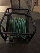 Metal Hose Reel w/ Air Hose