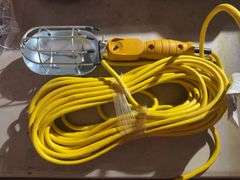Yellow Industrial Metal Work Light