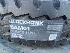 Black Hawk Tires 11R22.5 (Unused 4x)