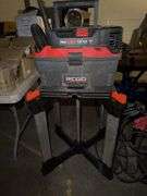 RIDGID 4.5-gallon ProPack Wet/Dry Shop Vacuum and Portable Work Bench