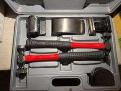 Autobody Hammer & Dolly Set and Strut Spring Hook Compressor