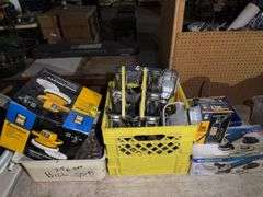 Angel Grinder,10" Orbital Polisher,2-Ton Hydraulic Jack (Unused) & Misc.