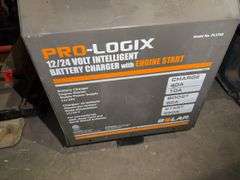 SOLAR PRO-LOGIX PL3760 12/24 Volt Intelligent Battery Charger with Engine Start