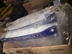 Denim Long Sleeve Polo Shirt,Rain Boots and Face Shield