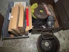 Various Auto Parts, Tool Creepers (4x), etc.