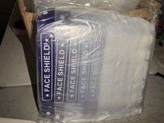 Denim Long Sleeve Polo Shirt,Rain Boots and Face Shield