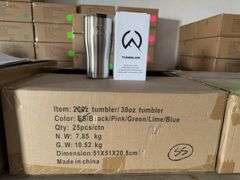 White Rock Stainless 20oz Pioneer Tumbler (Unused x25)