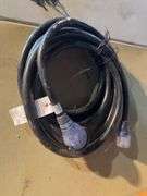Heavy Duty Electric Cable and Box of Misc.