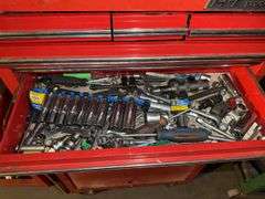 A-T Red Rolling Tool Chest w/Tools