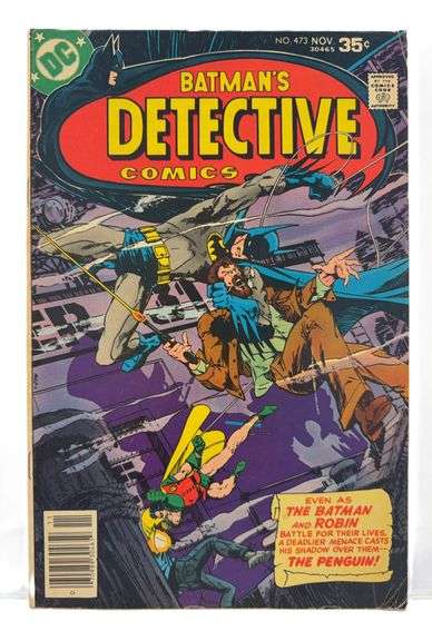 Detective Comics #473 (1977) – Batman & Robin vs. The Penguin! Bronze Age DC Classic