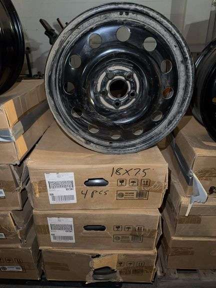 4 Units Steel Wheel Rim (18x7.5)