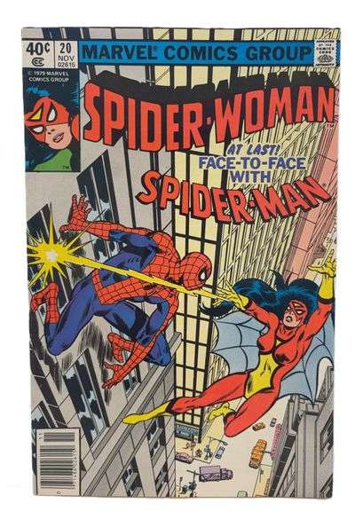 Spider-Woman #20 (1979) – Iconic Face-Off with Spider-Man, Bronze Age Marvel Classic