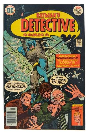 Detective Comics #465 (1976) – “The Best-Kept Secret in Gotham City!” Bronze Age DC Classic
