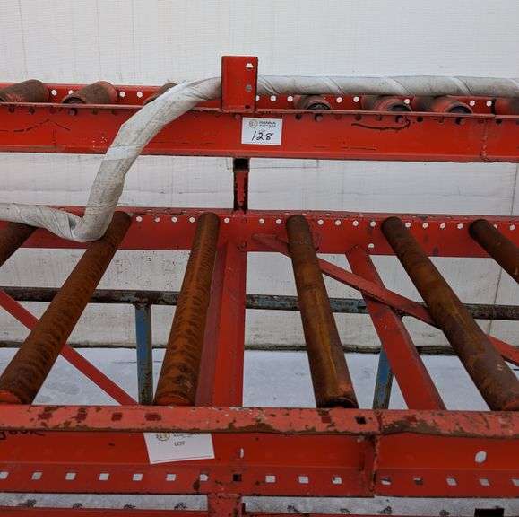 Lot of Gravity Roller Conveyor Sections – Assorted Lengths