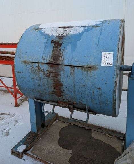 Heavy-Duty Industrial Steel Drum Tumbler