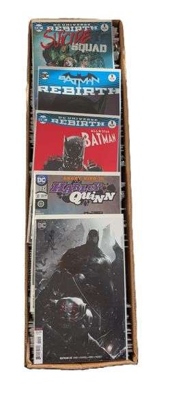 Assorted DC Long Box - Batman, Harley Quinn, Superman, Joker, Etc.