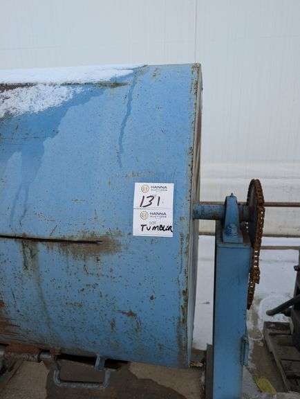 Heavy-Duty Industrial Steel Drum Tumbler