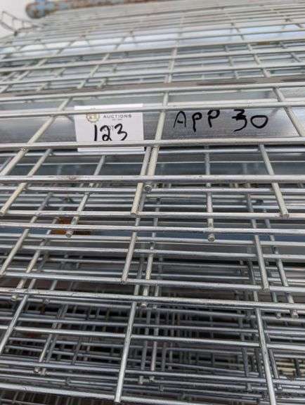 Wire Decking Panels for Pallet Racking (Approx. 30)
