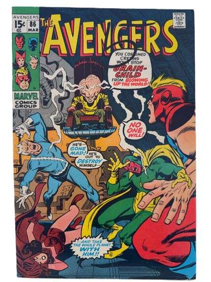 Avengers #86 (1971) – Silver Age Marvel Classic Featuring Quicksilver, Vision, and Brain-Child