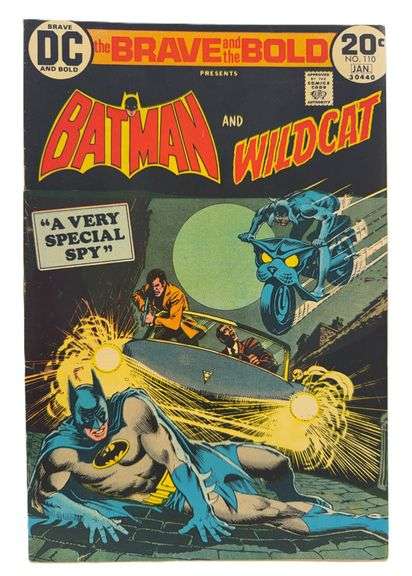 The Brave and the Bold #110 (Jan 1974, DC Comics) – Bronze Age Classic: Batman & Wildcat Team-Up!