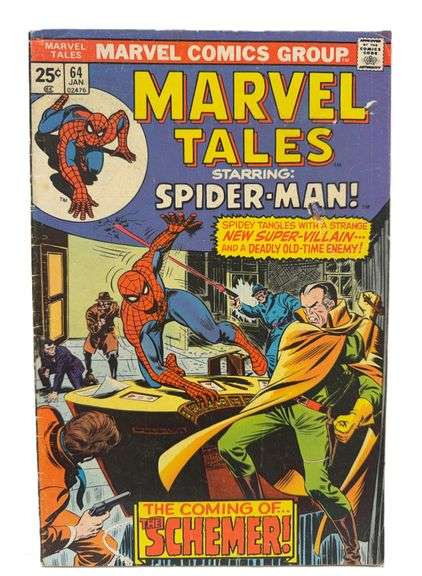 Marvel Tales #64 (1975) – Bronze Age Spider-Man Classic “The Coming of the Schemer!”