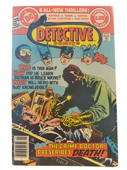 Detective Comics #494 (September 1980) – DC Bronze Age Giant Featuring Batman & Crime Doctor