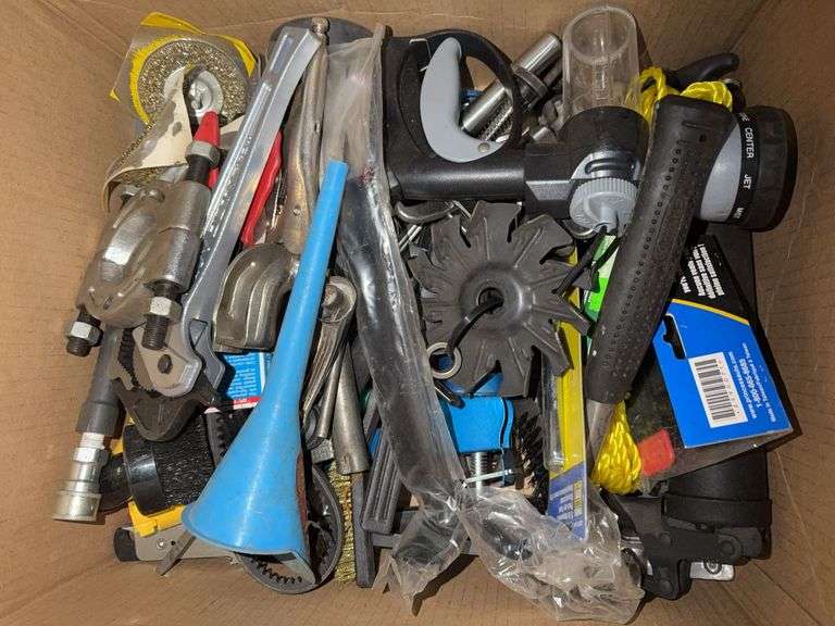 Box of Assorted Tools
