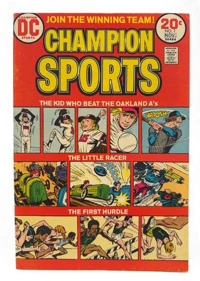 Champion Sports #1 (1973) – DC’s First Sports-Themed Comic! Bronze Age Debut Issue