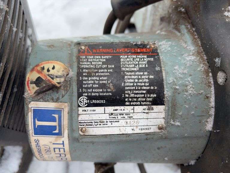 Industrial 14-Inch Metal Cut-Off Saw – 115V, 15A, 3900 RPM