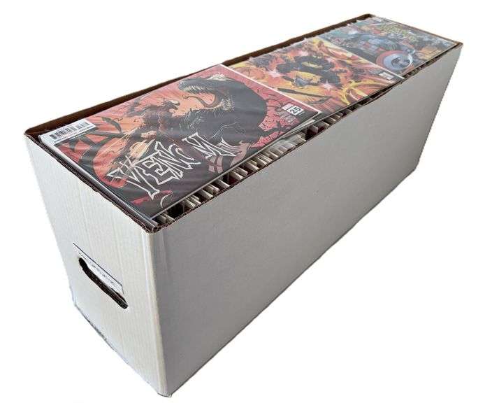 Assorted Marvel Long Box - Venom Books, 1st Virus, 1st Codex, Etc.