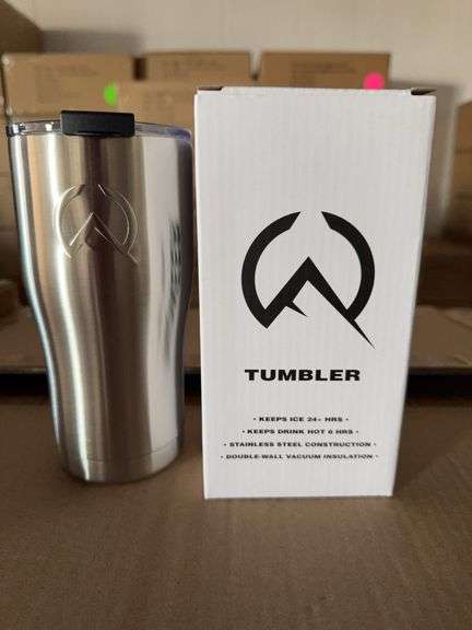 White Rock Stainless 20oz Pioneer Tumbler (Unused x25)