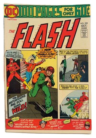 The Flash #229 (October 1974) – 100-Page Giant Bronze Age DC Classic!