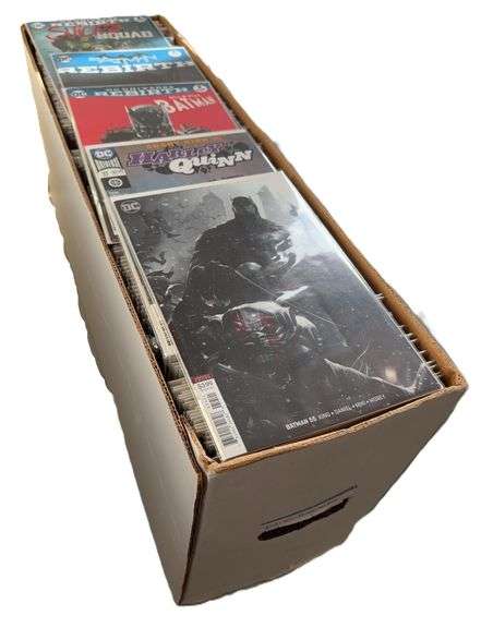 Assorted DC Long Box - Batman, Harley Quinn, Superman, Joker, Etc.