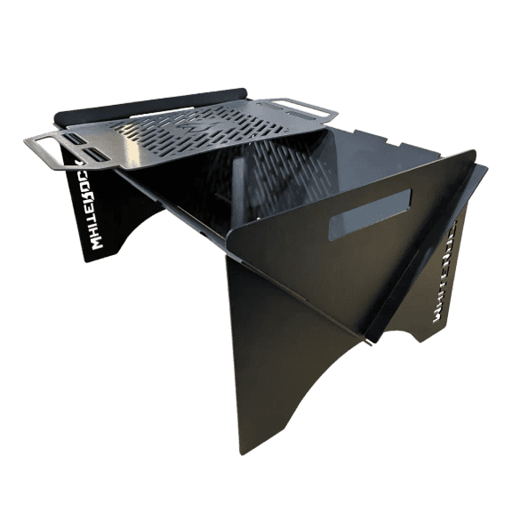 FXP200 Portable Fire Pit+ Grill Plate (1 Piece,Unused) For convenient leave-no-trace campfires.  Not