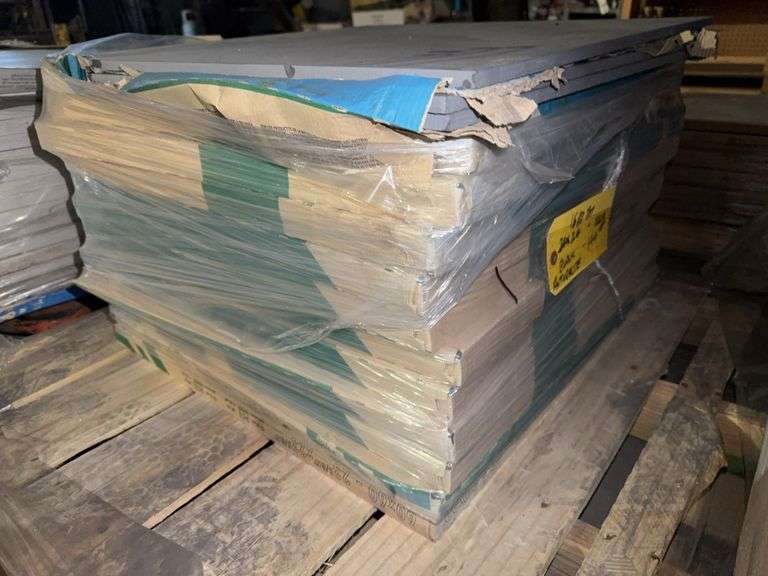 Pallet of Black Floor Tile 24"x24"